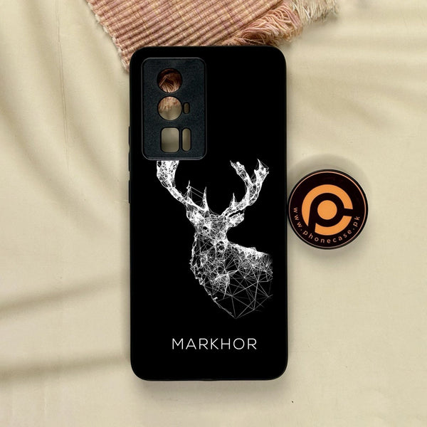 Xiaomi Redmi K60 Pro - Markhor Design 4 - Premium Metal Printed Soft Bumper Shock Proof Case