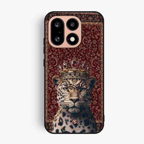Oneplus 16 - Leopard - Premium Metal Printed Soft Bumper Shock Proof Case