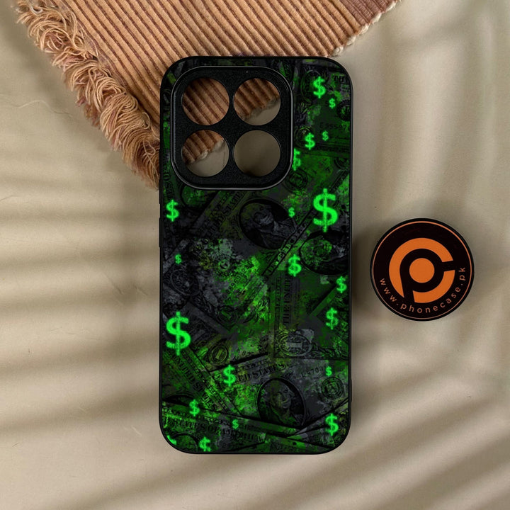 Xiaomi 17 - Dollar Design 5 - Premium Metal Printed Soft Bumper Shock Proof Case