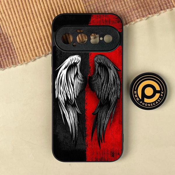 Google Pixel 11 - Angel 2.0 Design 10 - Premium Metal Printed Soft Bumper Shock Proof Case