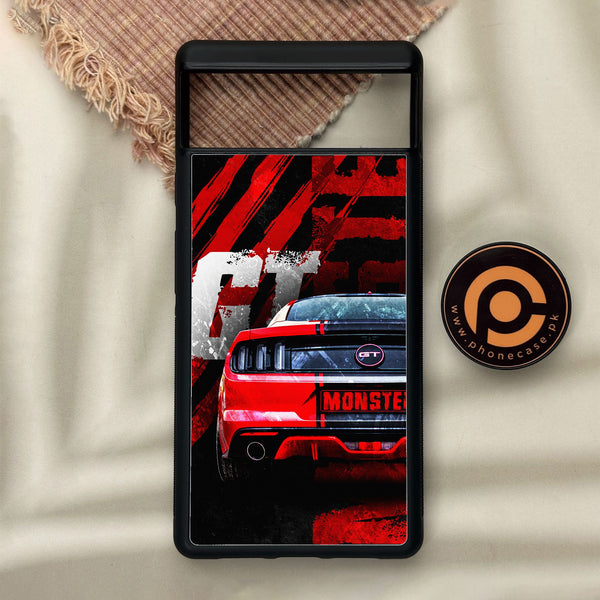 Google Pixel 6 - Speed Shift Racing Car - Premium Metal Printed Soft Bumper Shock Proof Case