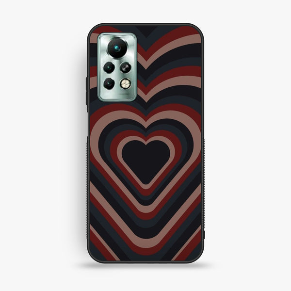 Infinix Note 11 Pro - Heart 2.0 Design 4 - Premium Metal Printed Soft Bumper Shock Proof Case