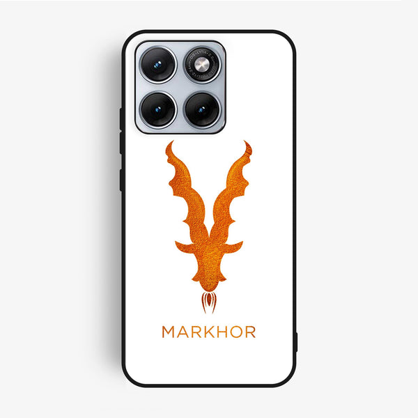 Motorola Edge 70 Fusion - Markhor Design 11 - Premium Metal Printed Soft Bumper Shock Proof Case