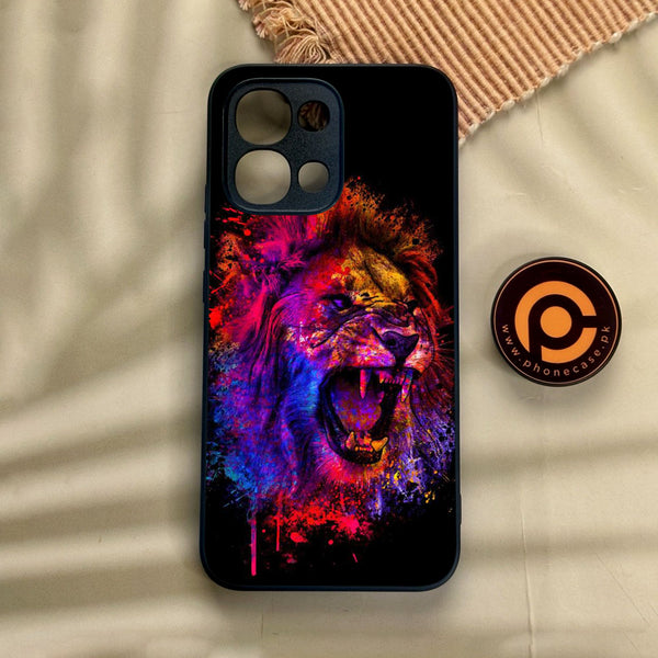 Oppo A6 Pro - Tiger 2.0 Design 5 - Premium Metal Printed Soft Bumper Shock Proof Case
