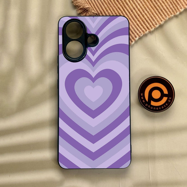 Vivo V60 Lite  - Heartbeat Design 8 - Premium Metal Printed Soft Bumper Shock Proof Case