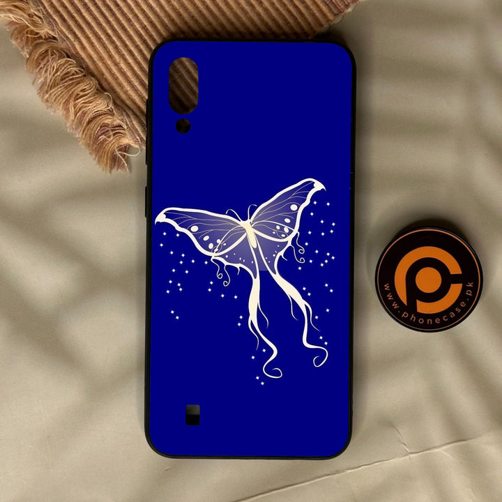 Samsung Galaxy M10 - Butterflies Design 1 - Premium Metal Printed Soft Bumper Shock Proof Case