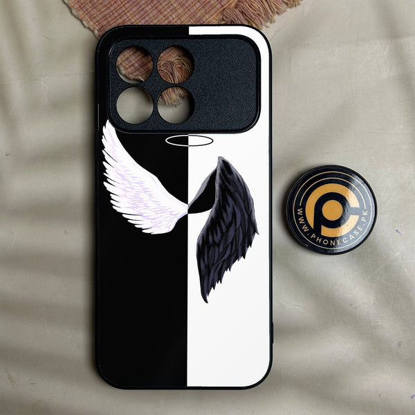 Xiaomi Poco F8 Pro - Angel 2.0 Design 5 - Premium Metal Printed Soft Bumper Shock Proof Case
