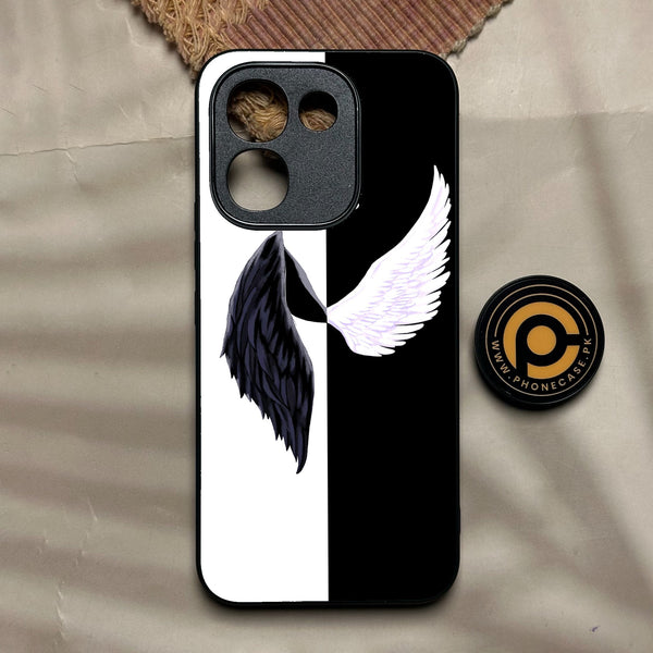 Vivo V80 Lite 5g - Angel 2.0 Design 5 - Premium Metal Printed Soft Bumper Shock Proof Case