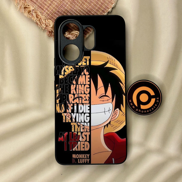 Vivo V60 - Anime - Premium Metal Printed Soft Bumper Shock Proof Case
