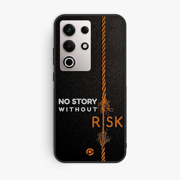 Itel S25 Ultra - The Risk Taker - Premium Metal Printed Soft Bumper Shock Proof Case