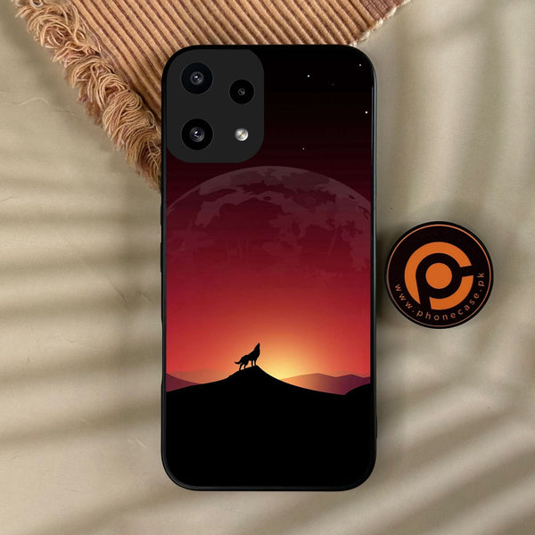 Nothing Phone 3a Lite - Wolf Design 4 - Premium Metal Printed Soft Bumper Shock Proof Case