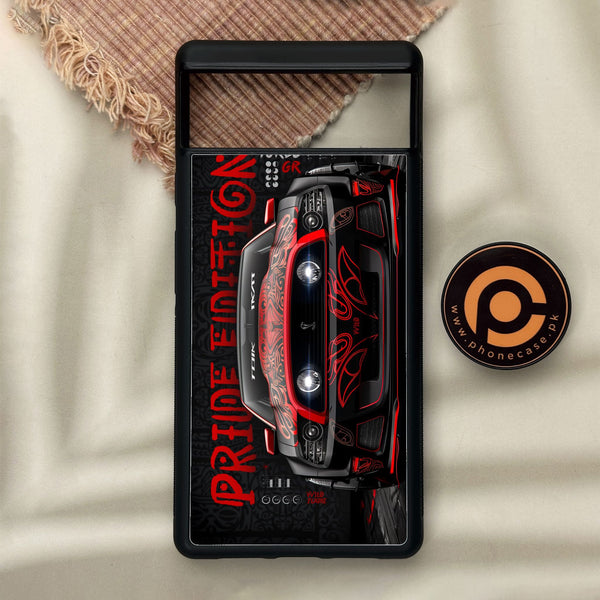 Google Pixel 6 - Cobra X Racing Car - Premium Metal Printed Soft Bumper Shock Proof Case