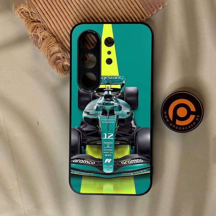 Tecno Camon 50 Ultra - Formula 1 Design 6 - Premium Metal Printed Soft Bumper Shock Proof Case