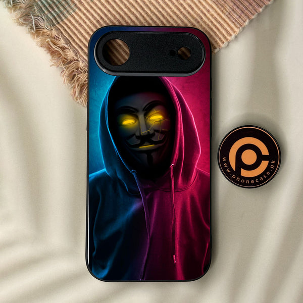 iPhone Air - Anonymous 2.0 Design 2 - Premium Metal Printed Soft Bumper Shock Proof Case
