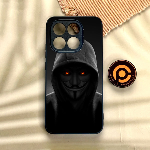 Xiaomi 15T - Anonymous 2.0 Design 4 - Premium Metal Printed Soft Bumper Shock Proof Case