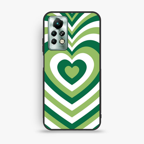 Infinix Note 11 Pro - Heartbeat Design 4 - Premium Metal Printed Soft Bumper Shock Proof Case
