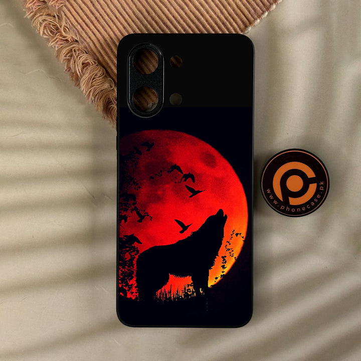Vivo Y11d - Wolf Design 1 - Premium Metal Printed Soft Bumper Shock Proof Case