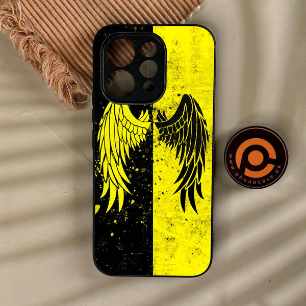 Vivo V70 - Angel 2.0 Design 1 - Premium Metal Printed Soft Bumper Shock Proof Case