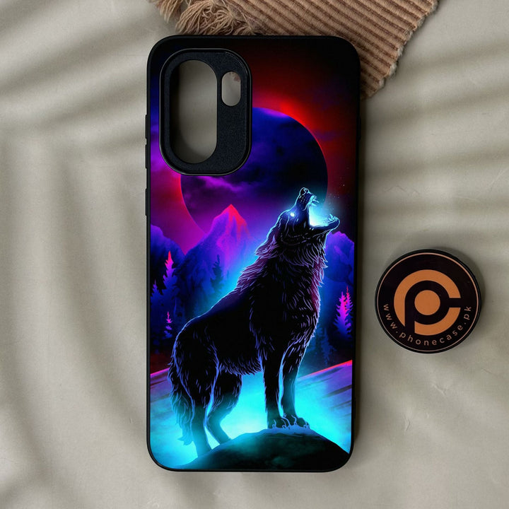 OnePlus Ace 6 - Wolf Design 2 - Premium Metal Printed Soft Bumper Shock Proof Case