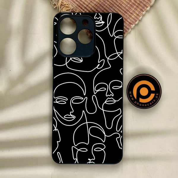 Realme Note 70 - Girls Design 10 - Premium Metal Printed Soft Bumper Shock Proof Case