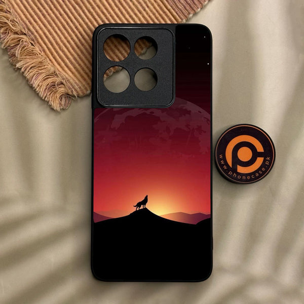 Motorola Moto G56 - Wolf Design 4 - Premium Metal Printed Soft Bumper Shock Proof Case