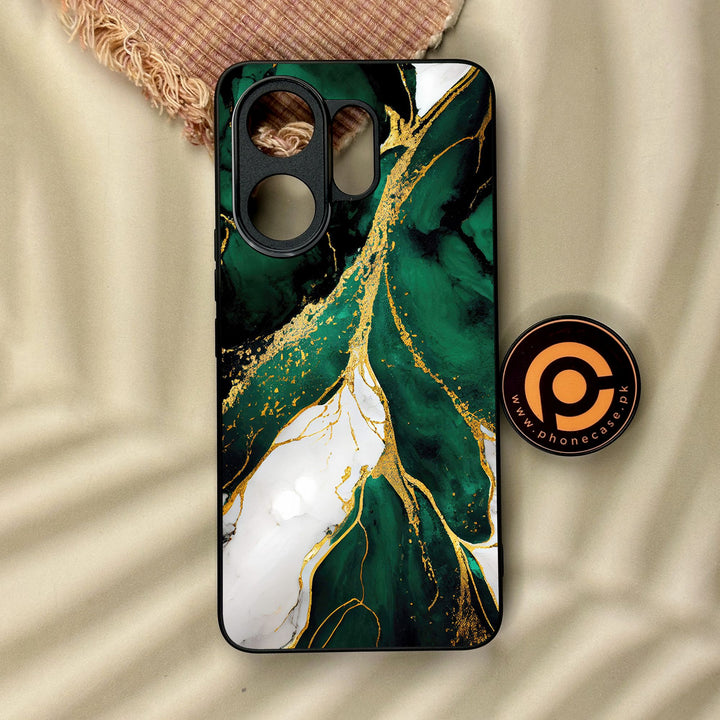 Vivo V60 - Liquid Marble Design 7 - Premium Metal Printed Soft Bumper Shock Proof Case