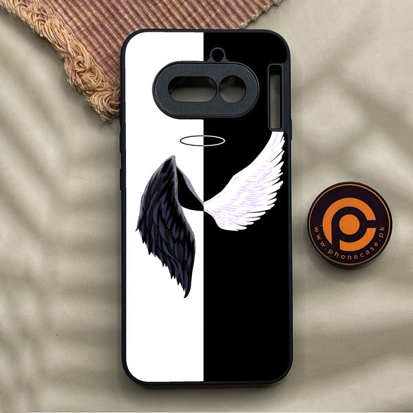 Nothing Phone 4a - Angel 2.0 Design 5 - Premium Metal Printed Soft Bumper Shock Proof Case