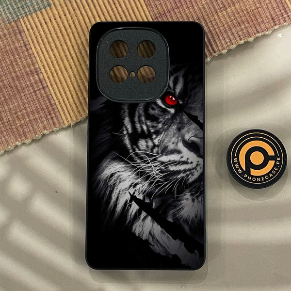 iQOO Z10 Turbo Pro - Tiger Design 7 - Premium Metal Printed Soft Bumper Shock Proof Case