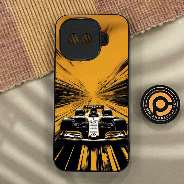 iQoo Z11 Turbo - Formula 1 Design 4 - Premium Metal Printed Soft Bumper Shock Proof Case