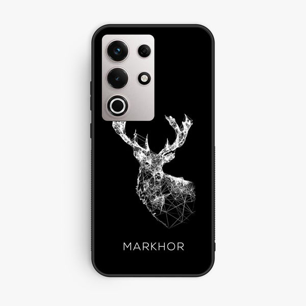 Itel S25 Ultra - Markhor Design 4 - Premium Metal Printed Soft Bumper Shock Proof Case