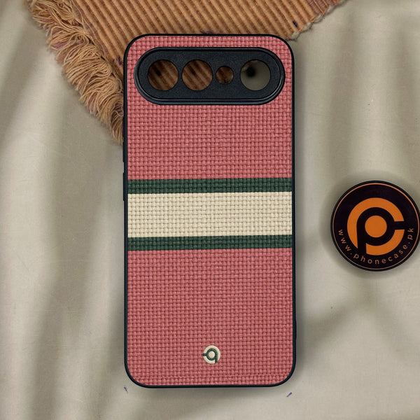 Vivo X300 Fe - Classic Weave Design 22 - Premium Metal Printed Soft Bumper Shock Proof Case