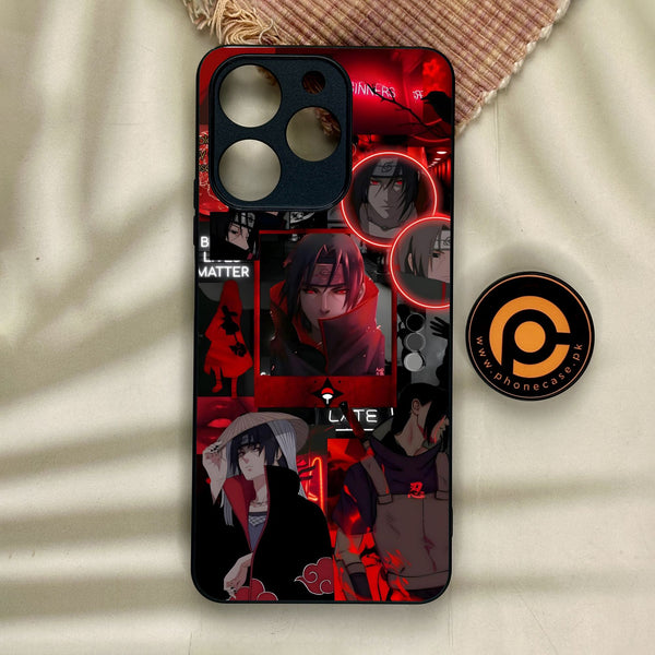 Realme Note 70 - Itachi Aesthetic - Premium Metal Printed Soft Bumper Shock Proof Case