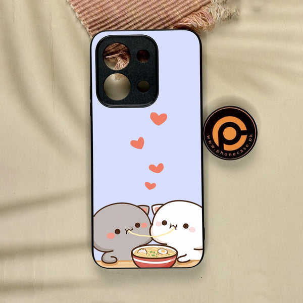 Xiaomi Redmi 15C - Cute Bubu Dudu Design 10 - Premium Metal Printed Soft Bumper Shock Proof Case