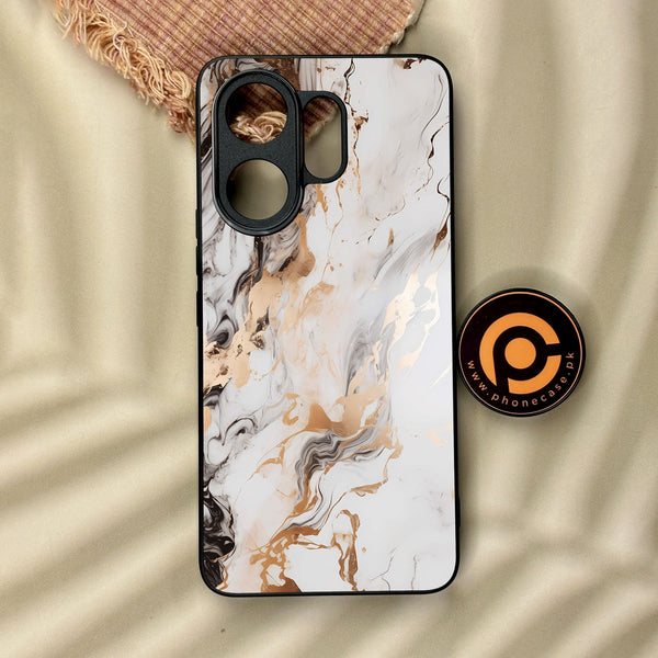 Vivo V60 - Liquid Marble Design 1 - Premium Metal Printed Soft Bumper Shock Proof Case