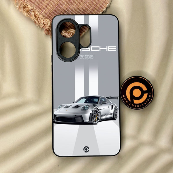 Vivo V60 - Porsche Gt3 Rs Thrill - Premium Metal Printed Soft Bumper Shock Proof Case