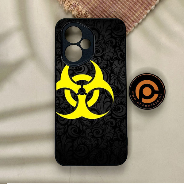 Honor 400 - Biohazard Design 10 - Premium Metal Printed Soft Bumper Shock Proof Case