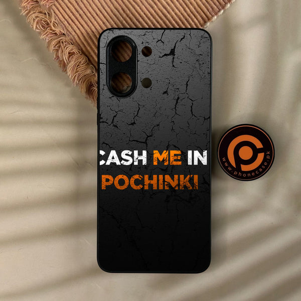 Vivo Y11d - Cash Me - Premium Metal Printed Soft Bumper Shock Proof Case
