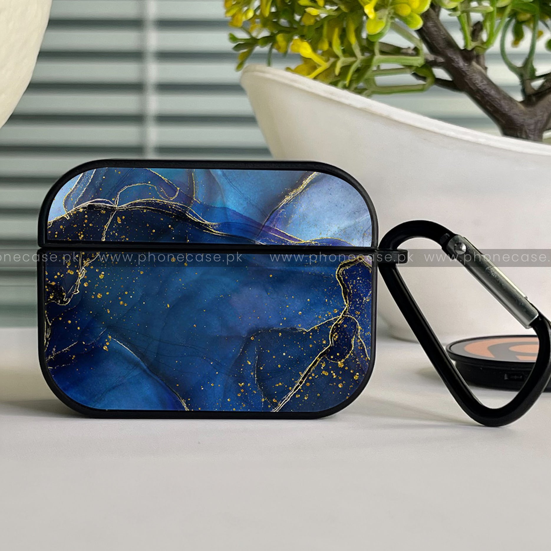 AirPods Pro Case - Blue Marble Series - Front Back Premium Print