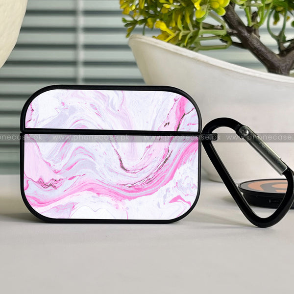 Apple Airpods 3 (3rd Generation) Case - Pink Marble Series - Front Back Premium Print
