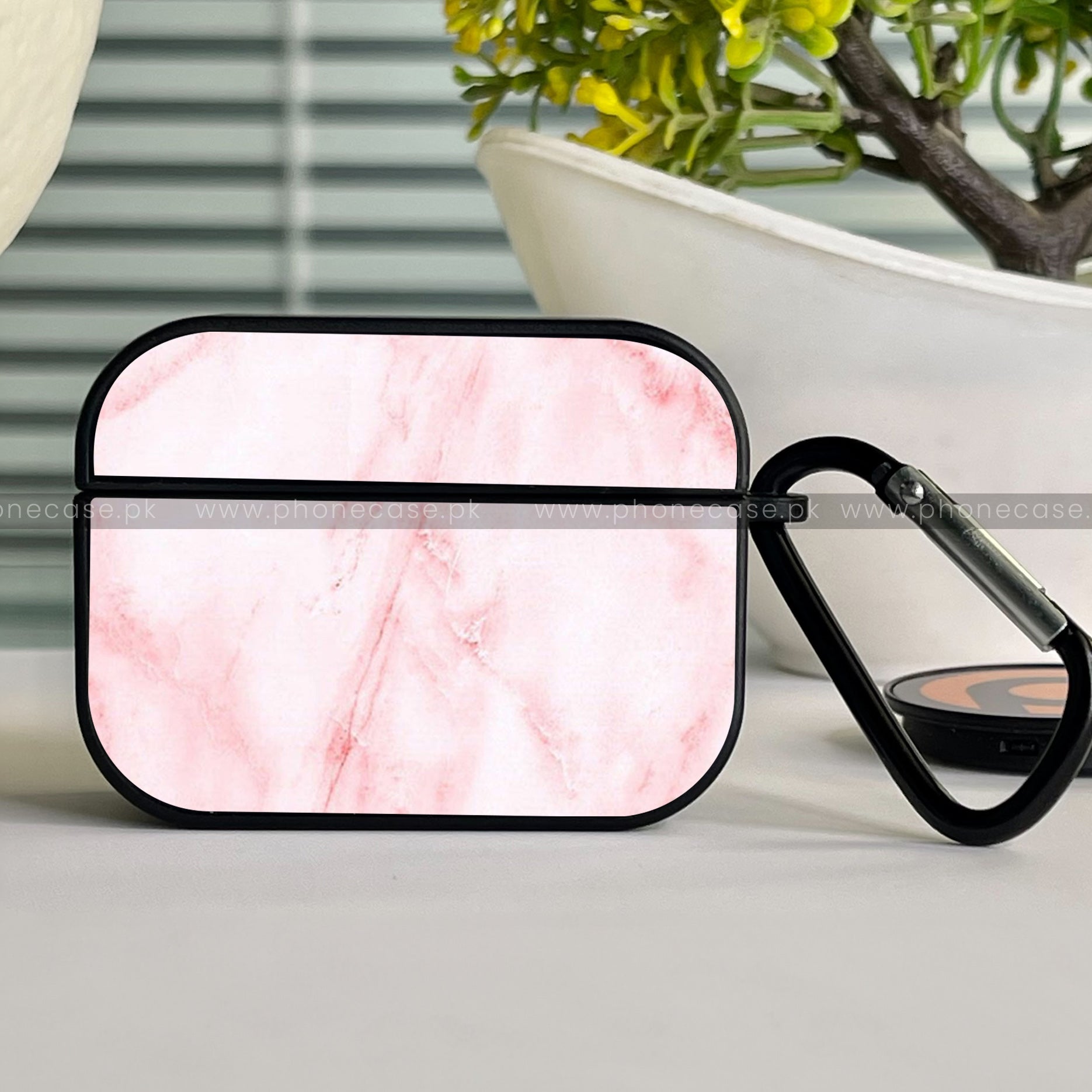 AirPods Pro Case - Pink Marble Series - Front Back Premium Print