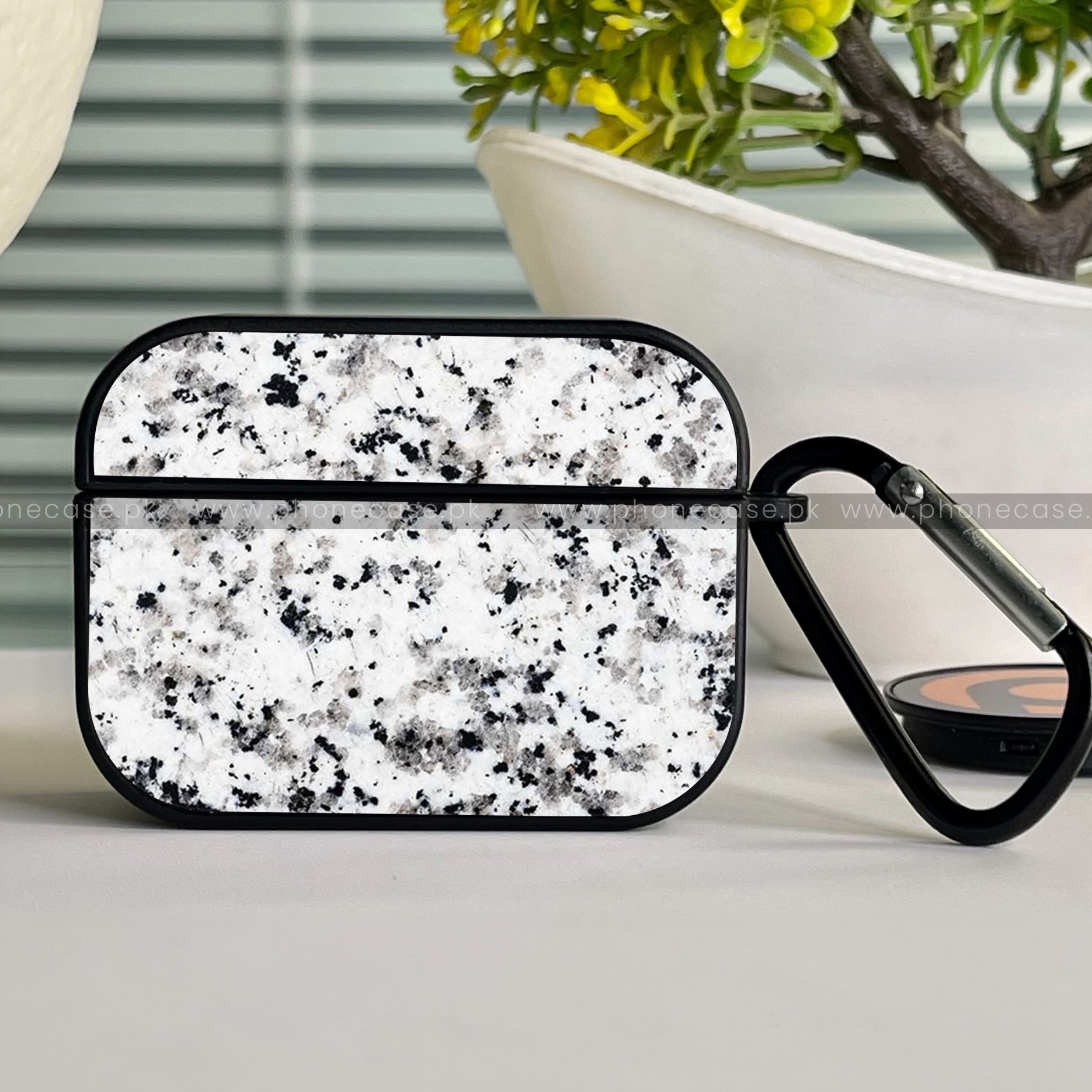 AirPods Pro Case - White Marble Series - Front Back Premium Print