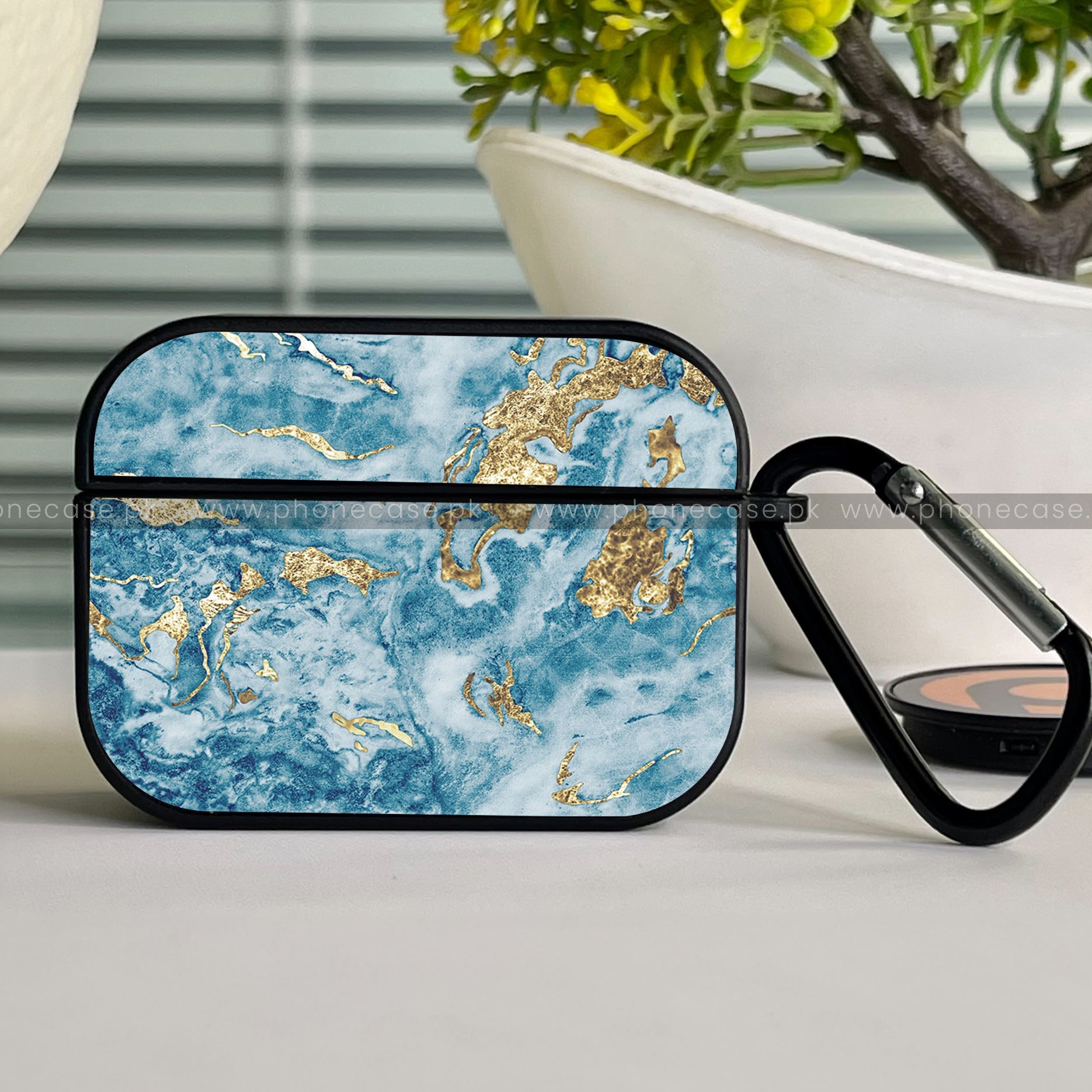 AirPods Pro Case - Blue Marble Series V 2.0 - Front Back Premium Print