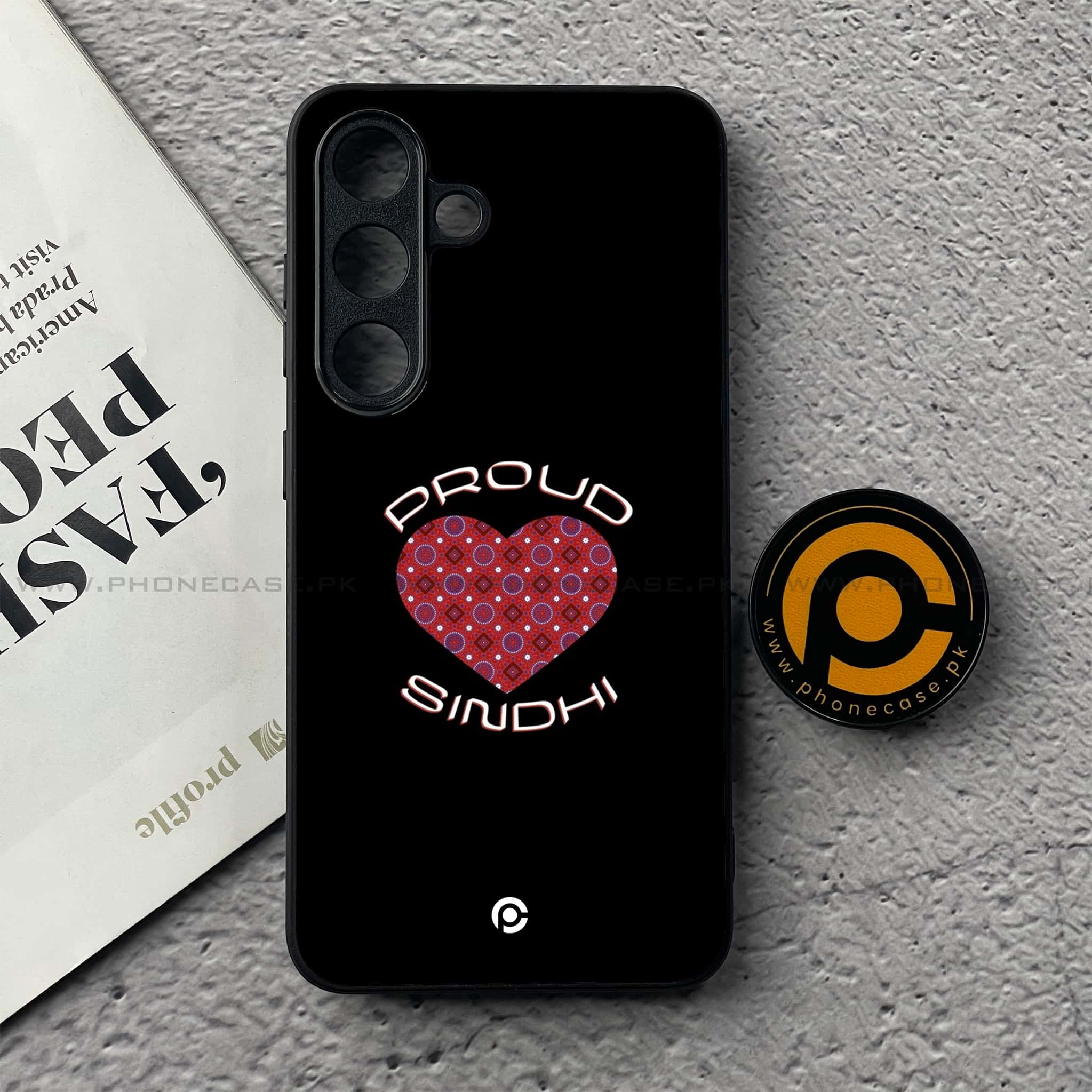 Ajrak Design Premium Metal Phone Case All Models