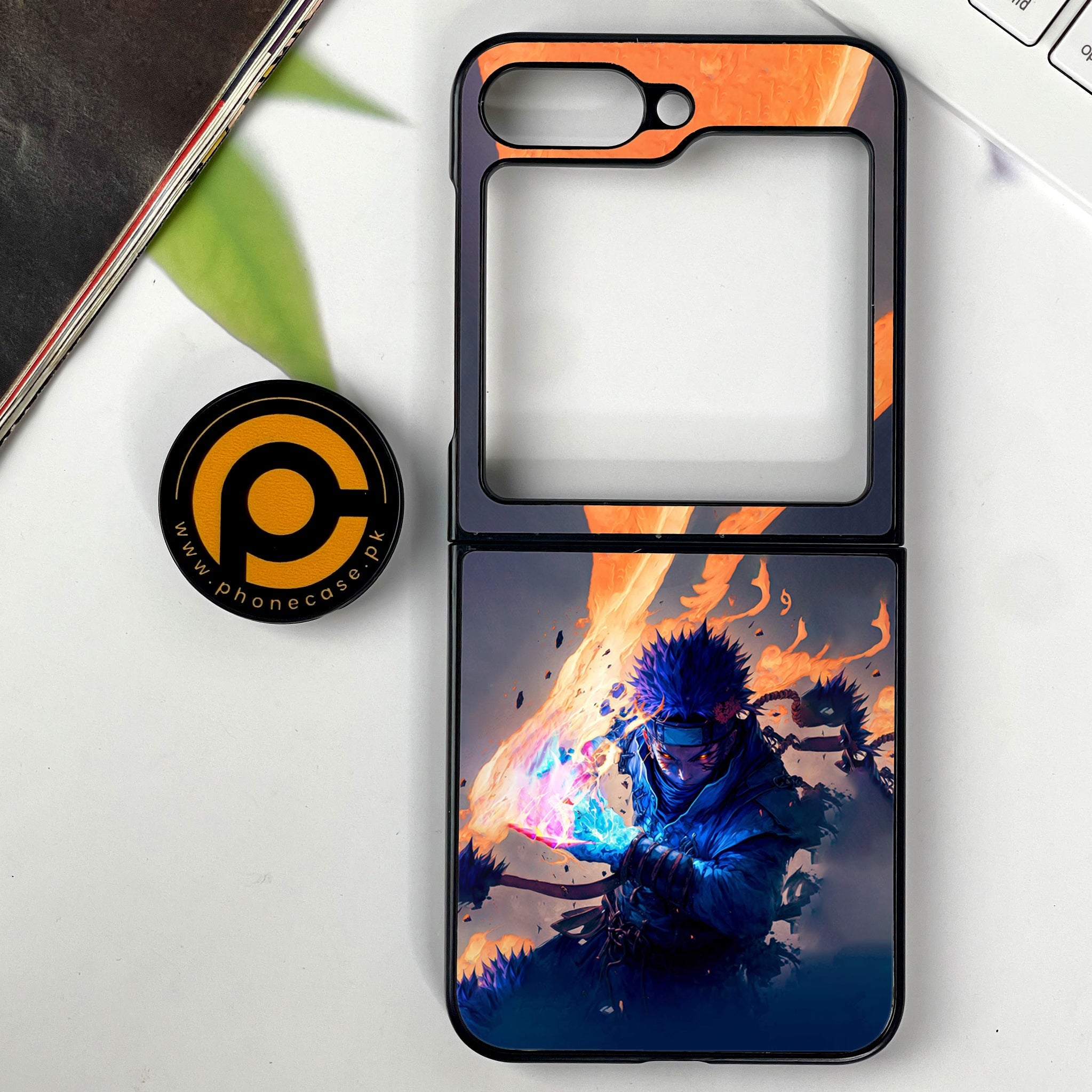 Galaxy Z Flip 7 - Anime 2.0 Series - Premium Metal Printed soft Bumper shock Proof Case