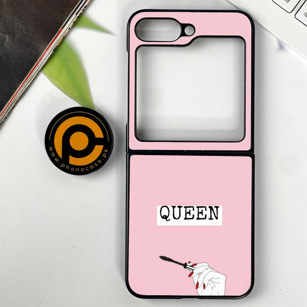Galaxy Z Flip 7 - Anime Girls Series - Premium Metal Printed soft Bumper shock Proof Case