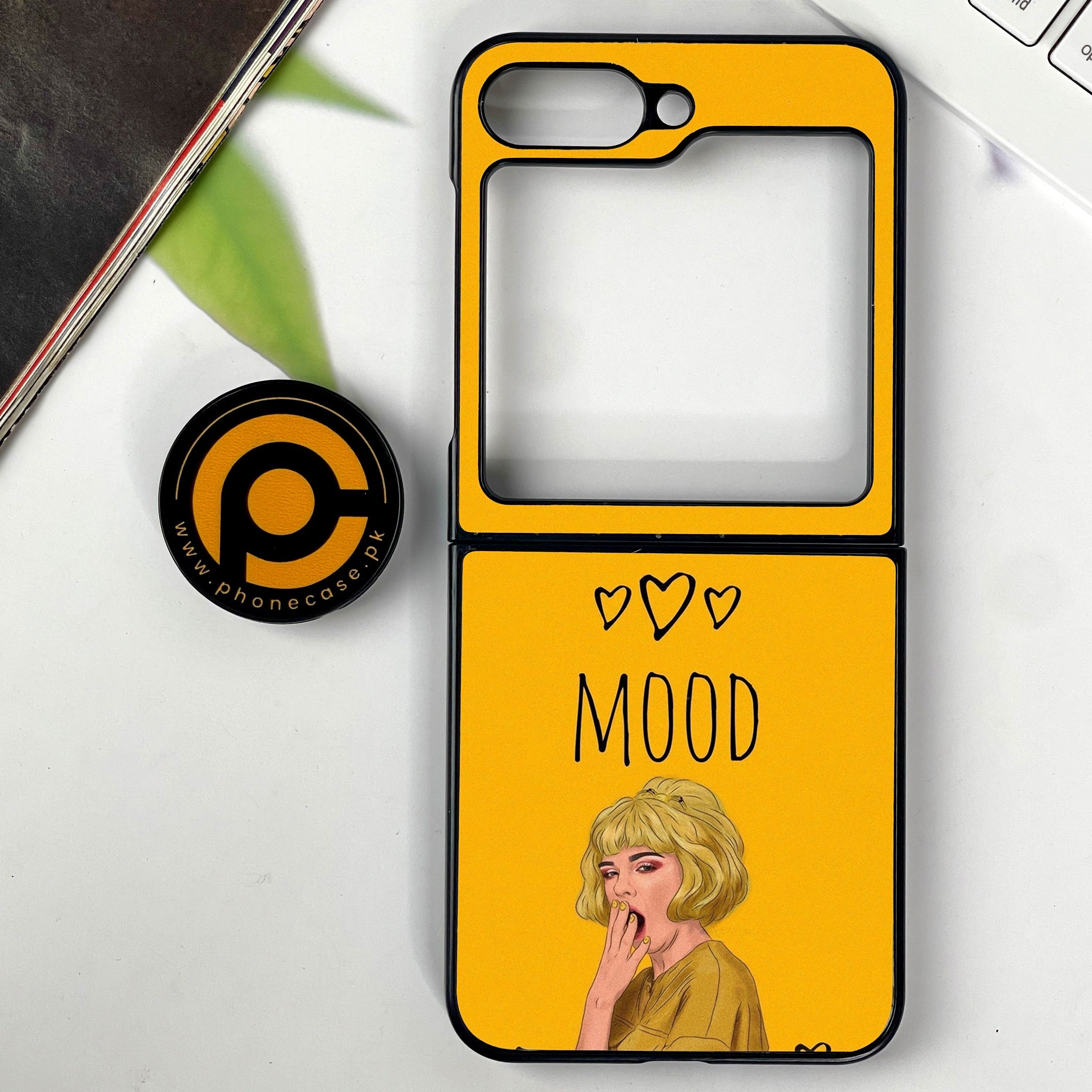 Galaxy Z Flip 7 - Anime Girls Series - Premium Metal Printed soft Bumper shock Proof Case