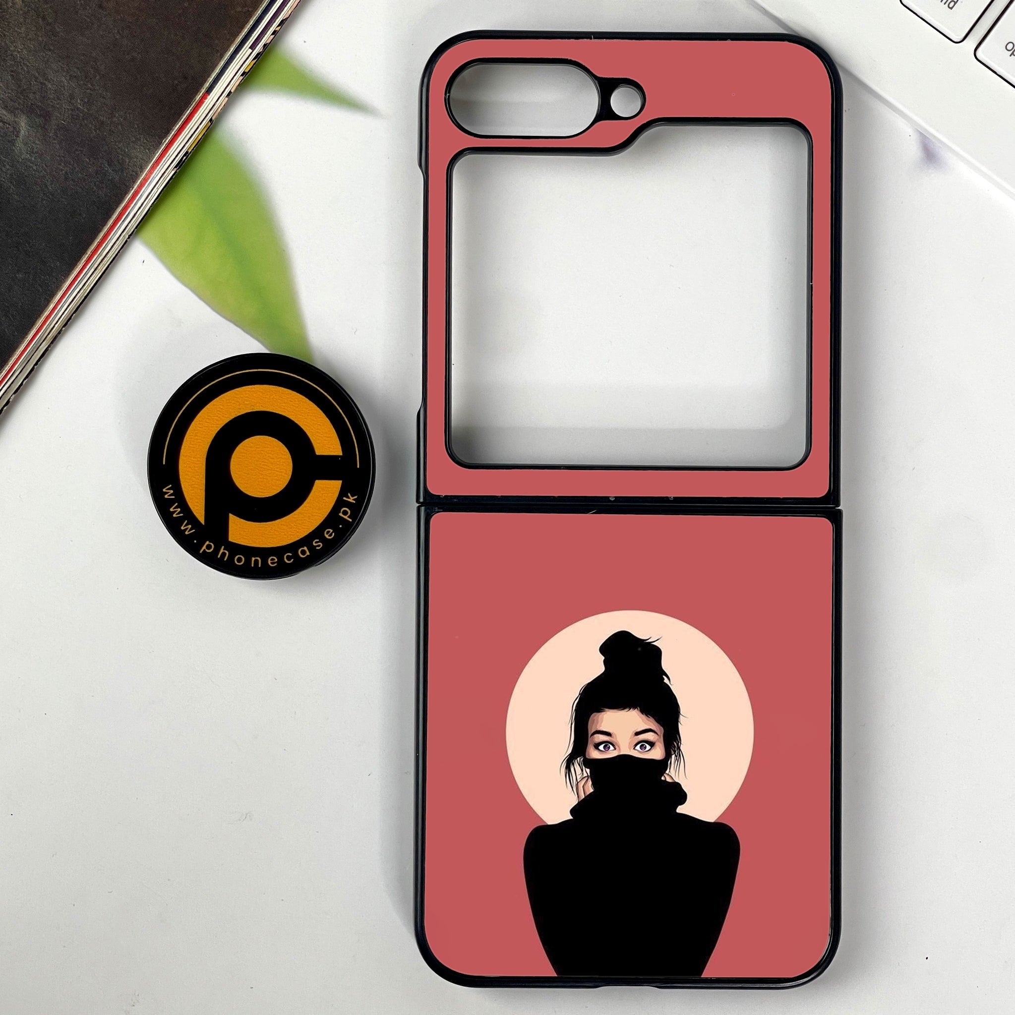 Galaxy Z Flip 7 - Anime Girls Series - Premium Metal Printed soft Bumper shock Proof Case