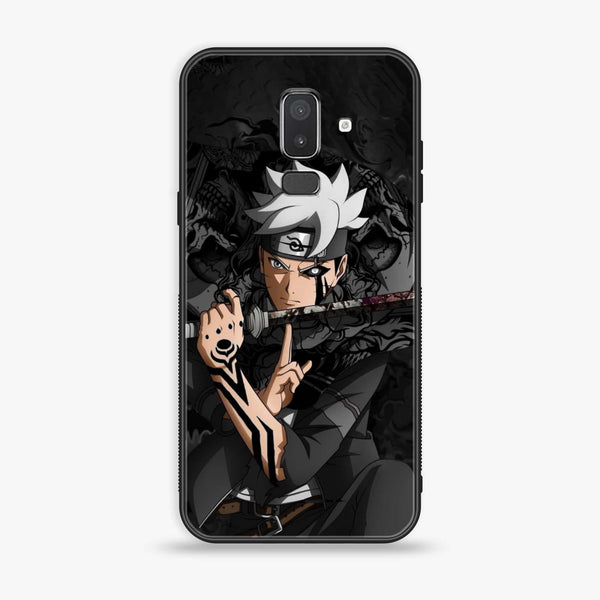 Samsung Galaxy J8 2018 - Anime 2.0 Series - Premium Printed Glass soft Bumper shock Proof Case