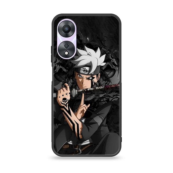 Oppo A58 - Anime 2.0 Series - Premium Printed Glass soft Bumper shock Proof Case