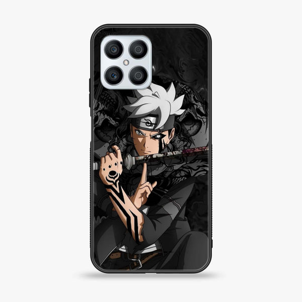 Huawei Honor X8 4G - Anime 2.0 Series - Premium Printed Glass soft Bumper shock Proof Case